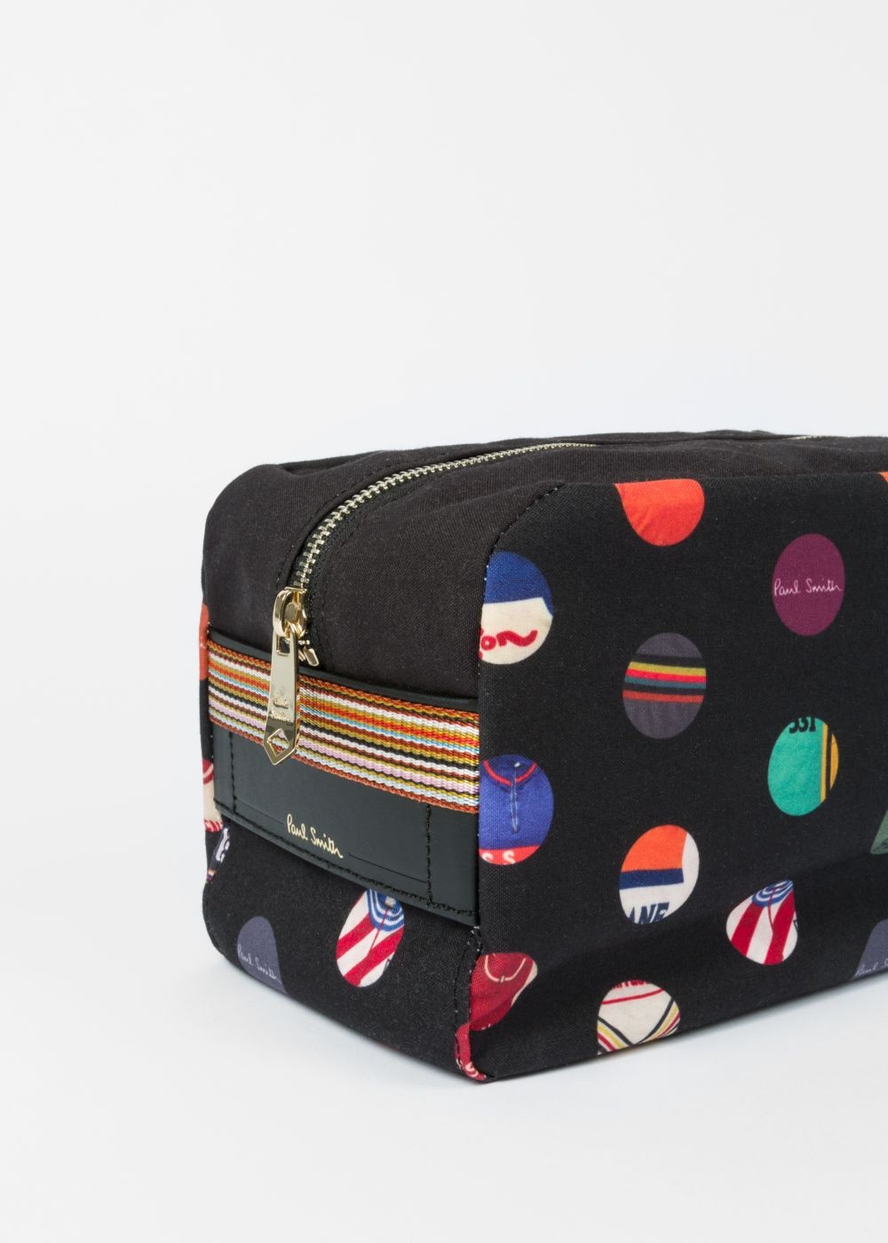 Paul Smith Men's 'cycle Dot' Print Canvas Wash Bag