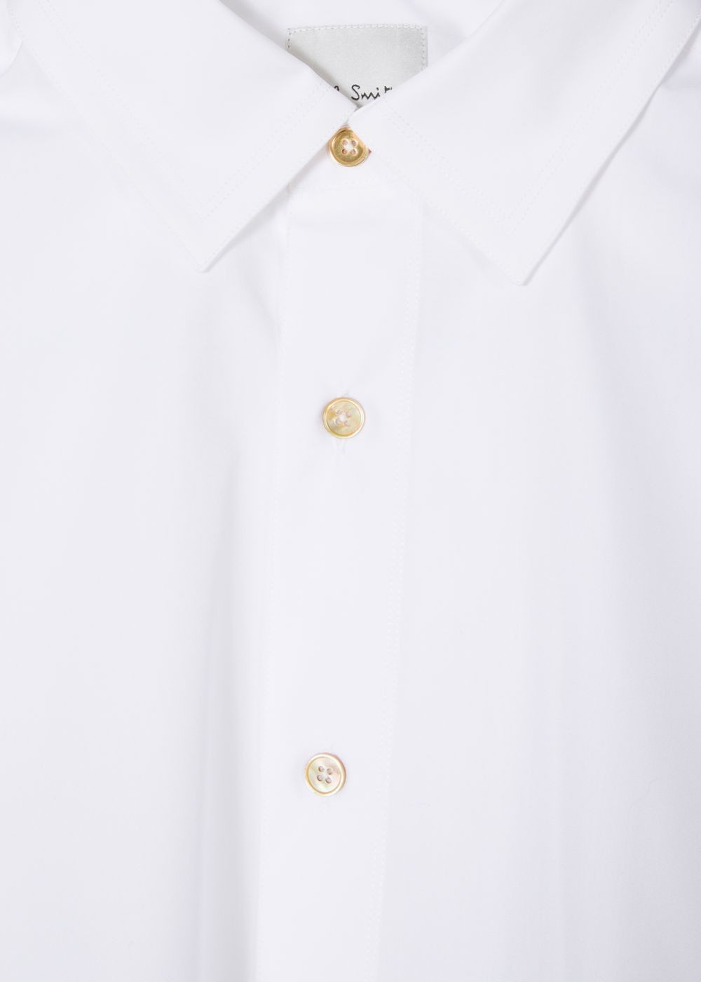 Paul Smith Mens's Slim-Fit White Cotton Short-Sleeve T-Shirts