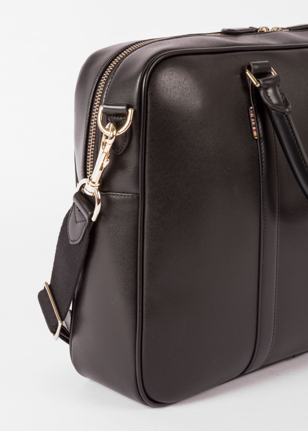 Paul Smith Men's Black ' City' Leather Business Folio Accessories