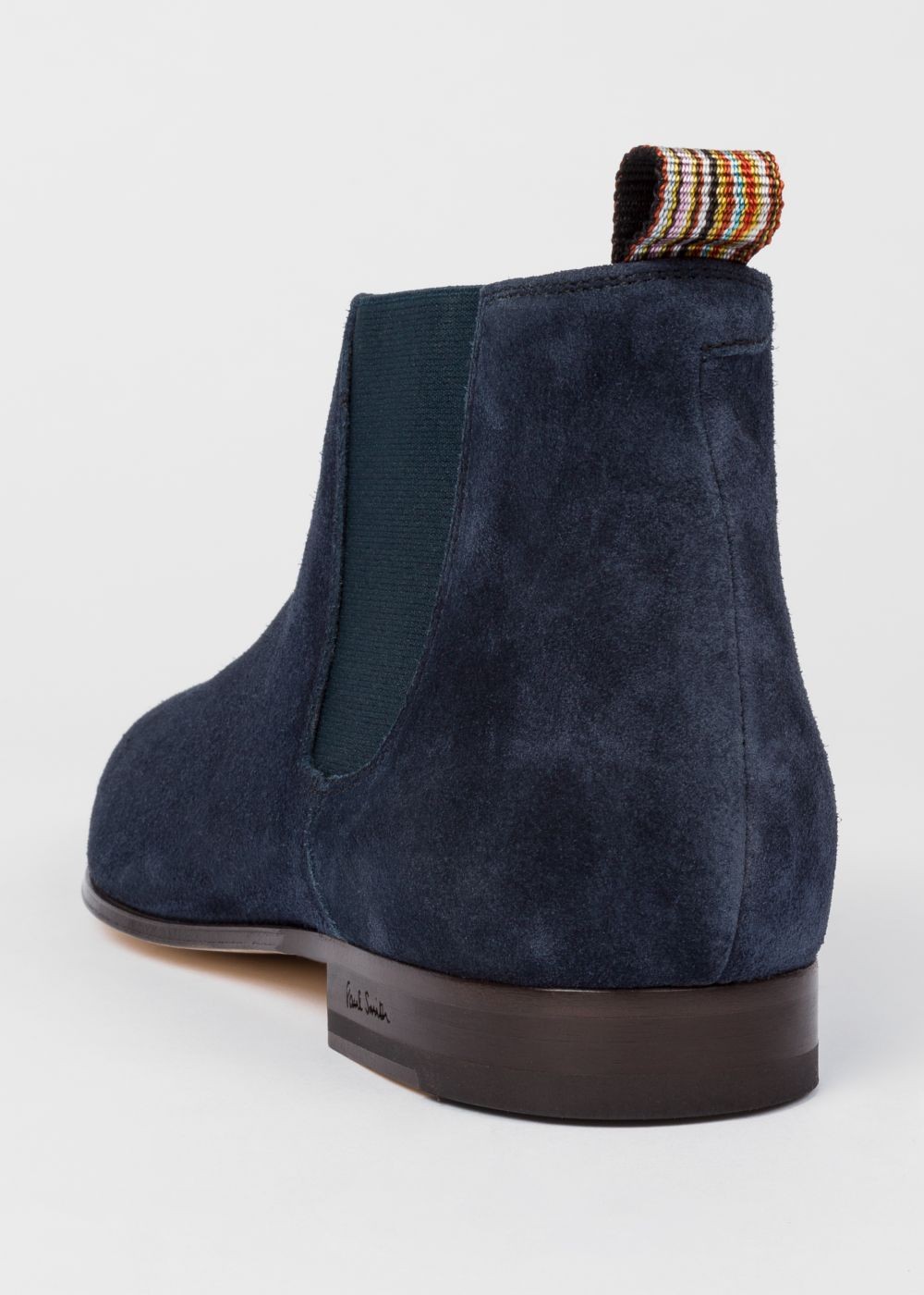 Paul Smith Men's Dark Navy Suede Leather 'marlowe' Chelsea Boots