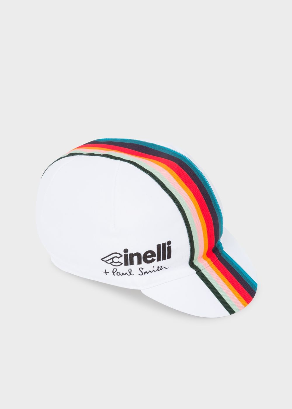 Paul Smith + Cinelli White 'artist Stripe' Band Cycling Caps Men