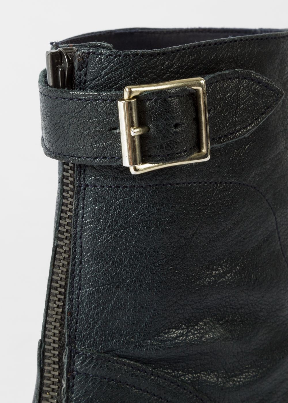 Paul Smith Women's Navy Leather 'thunder' Boots