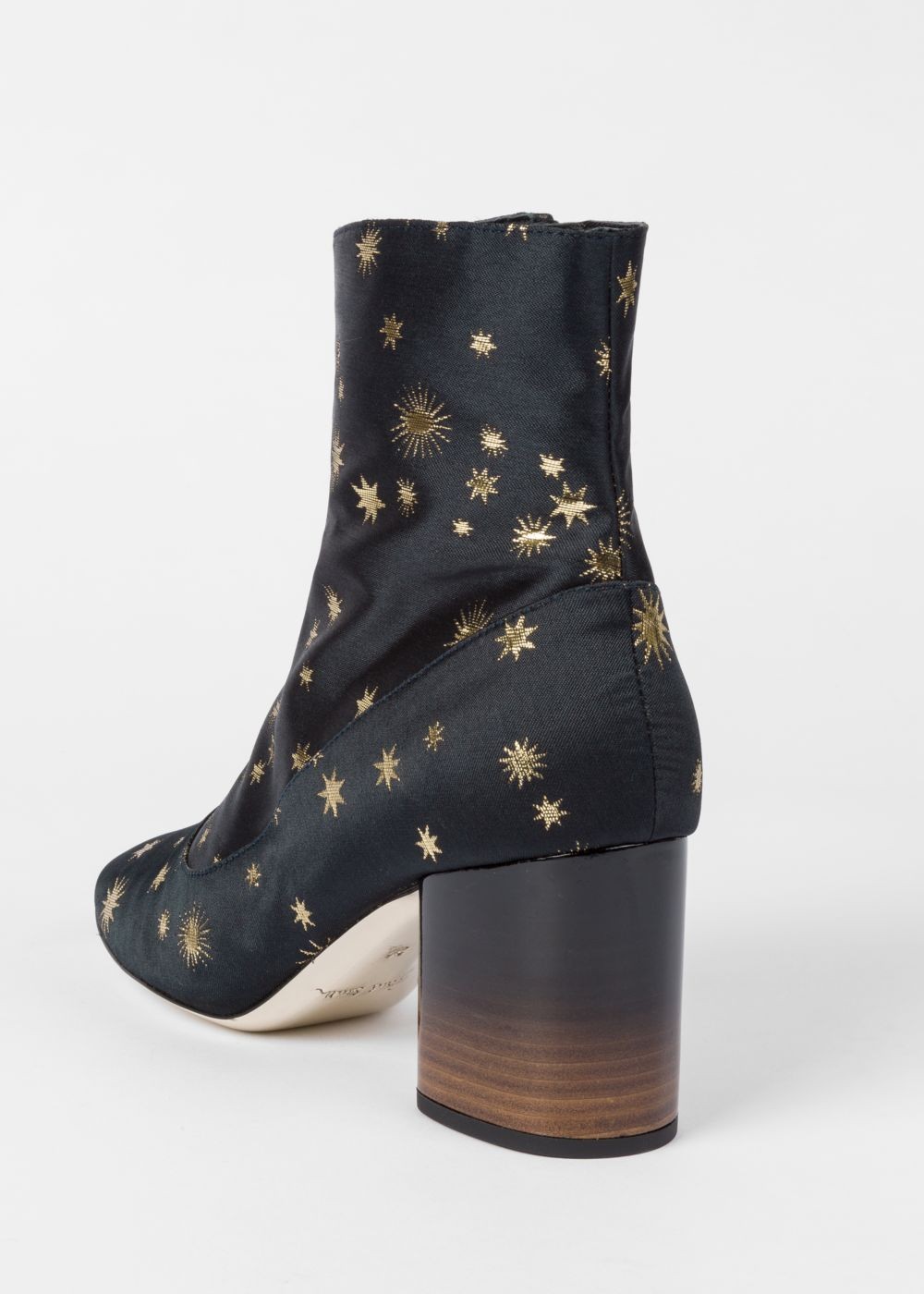 Paul Smith Women'S Dark Navy 'Gold Star' Jacquard 'Nira' Boots