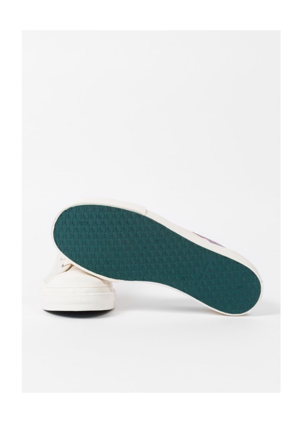 Paul Smith Womens's Ecru Canvas 'kinsey' Shoes With 'dino' Print
