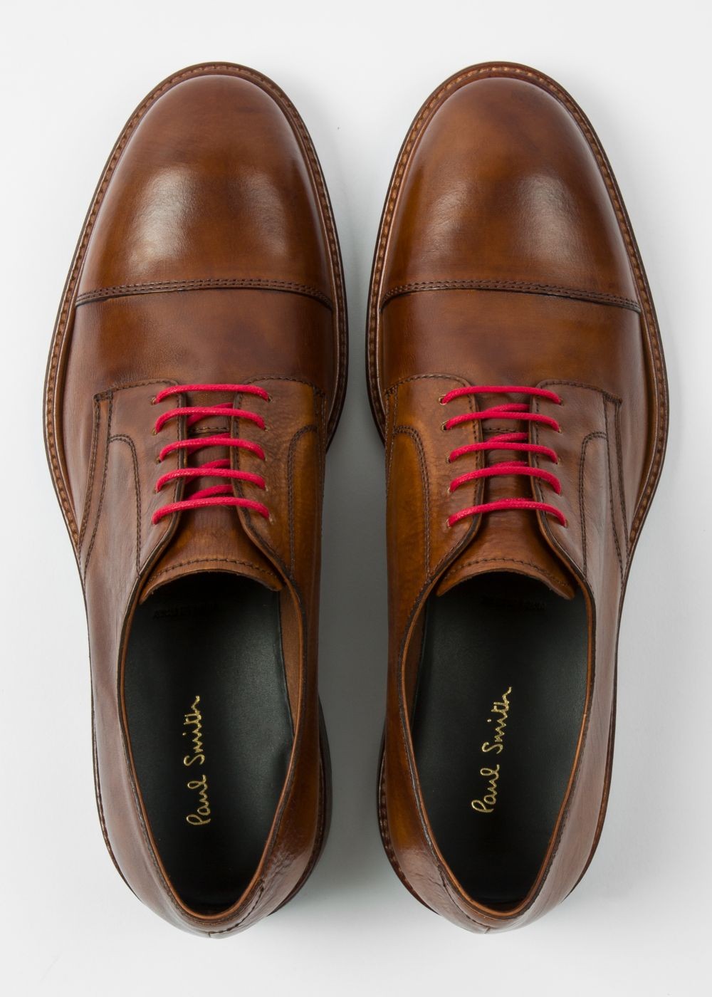 Paul Smith Mens's Tan Leather 'rosen' Derby Shoe