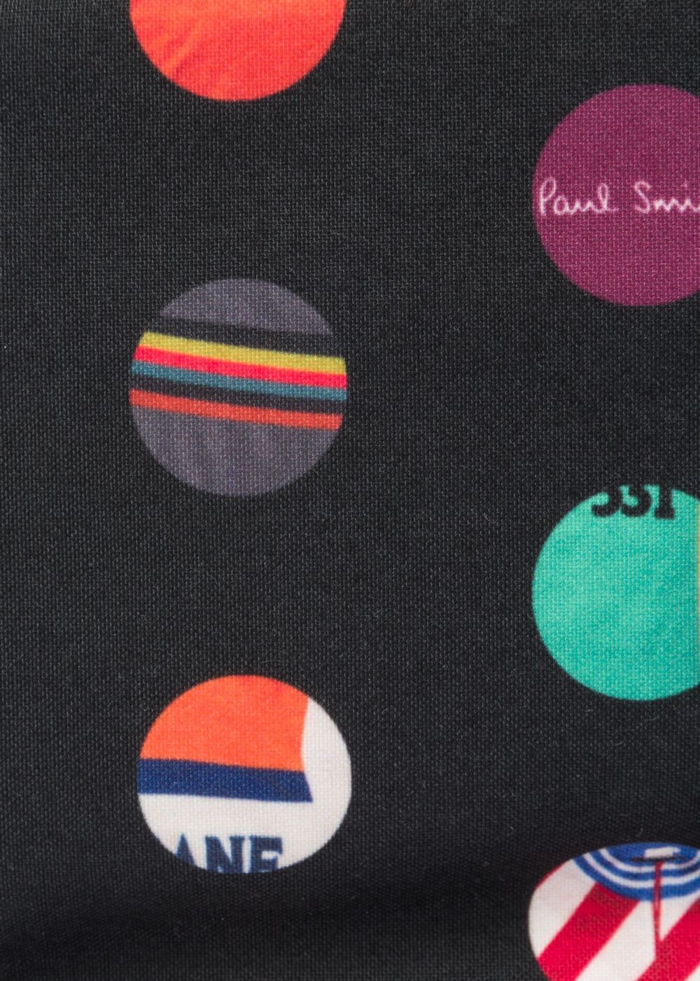 Paul Smith Men's 'cycle Dot' Print Canvas Wash Bag