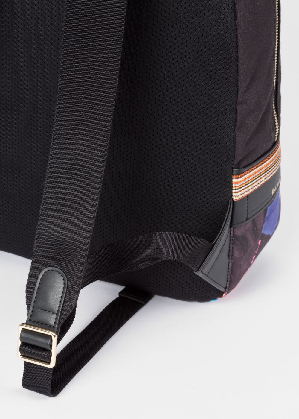 Paul Smith Men's 'cycle Gloves' Print Canvas Backpack