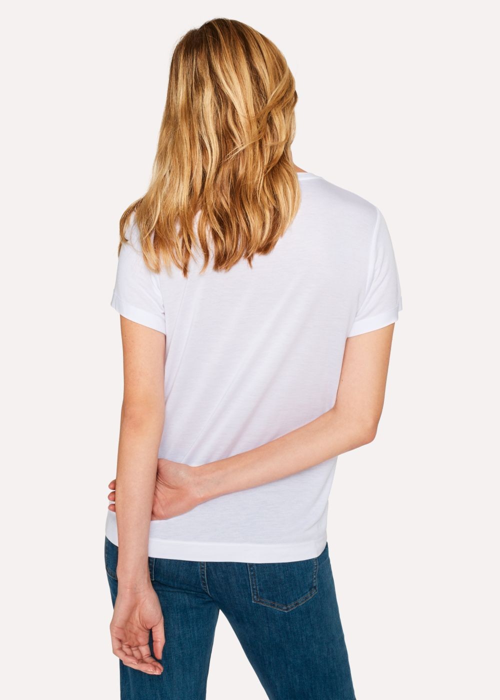 Paul Smith Womens's White 'terrazzo' Print Tshirts