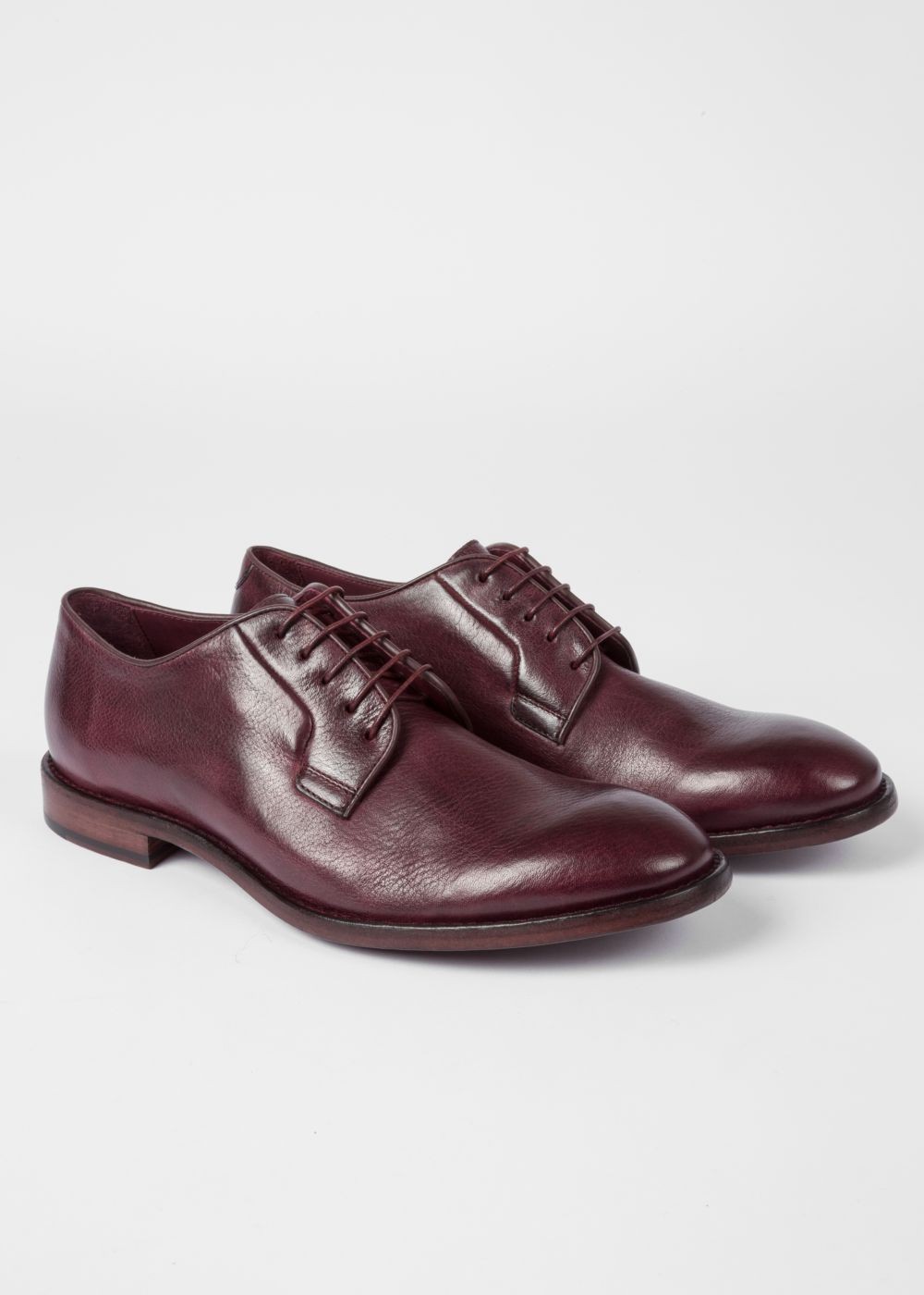 Paul Smith Men's Damson Leather 'chester' Flexible Travel Sneakers