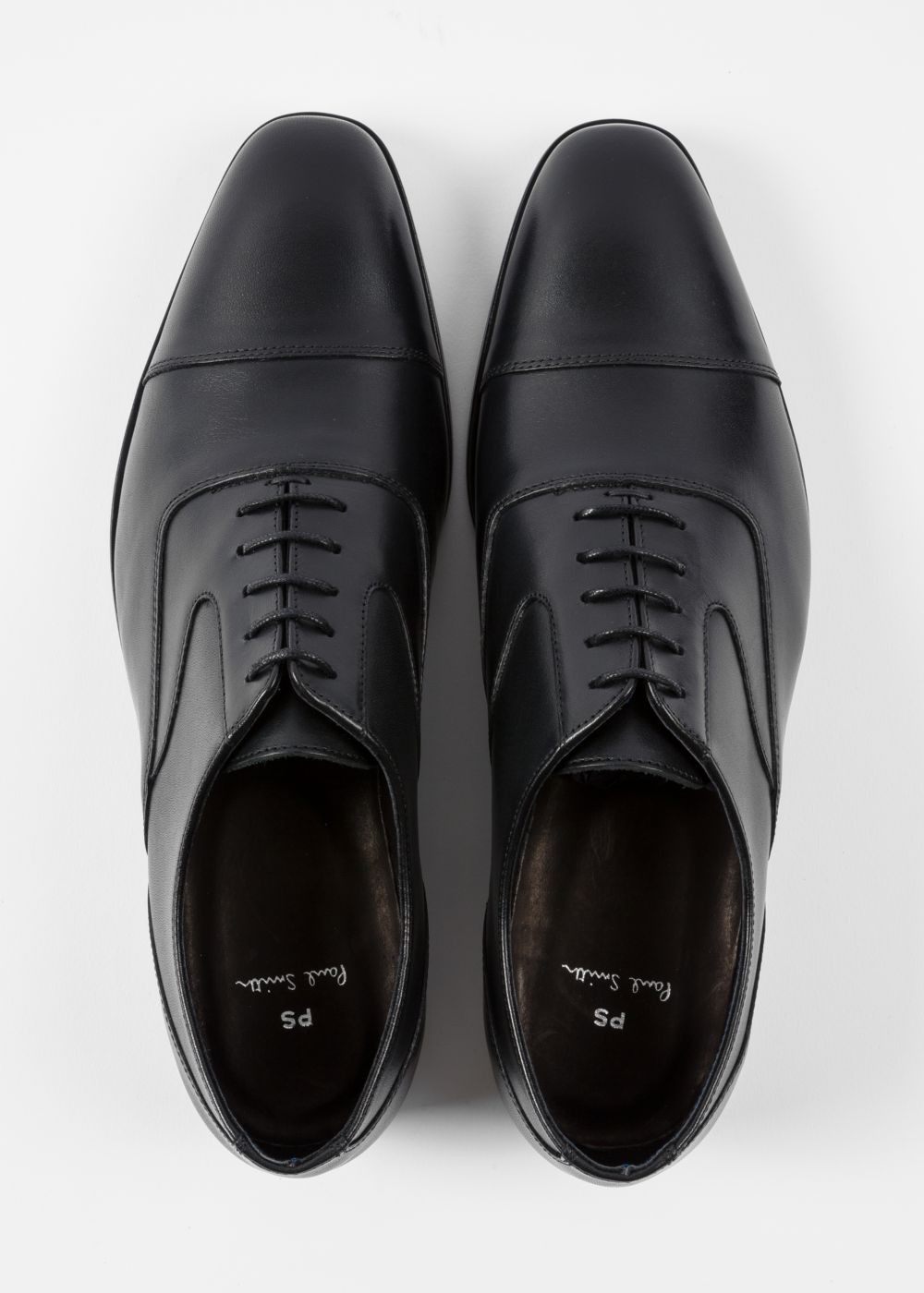 Paul Smith Men's Black Leather 'tompkins' Oxford Sneaker