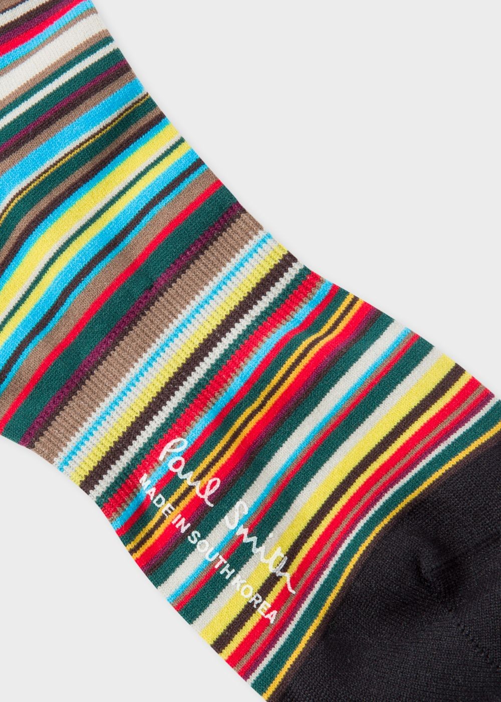 Paul Smith Men'S Multi-Coloured 'signature Stripe' Cycling Socks