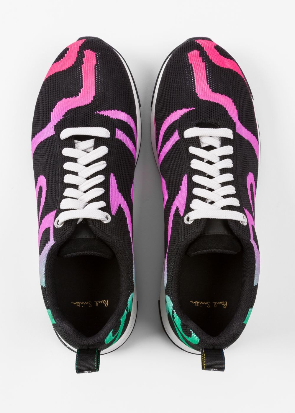 Paul Smith Women's Black 'acapulco' 'rappid' Knitted Sneakers