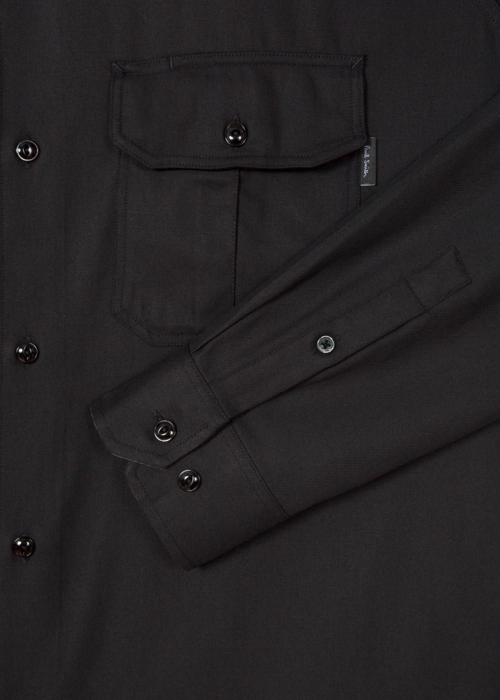 Paul Smith Men's Classic-Fit Black Two-Pocket Cotton Tee