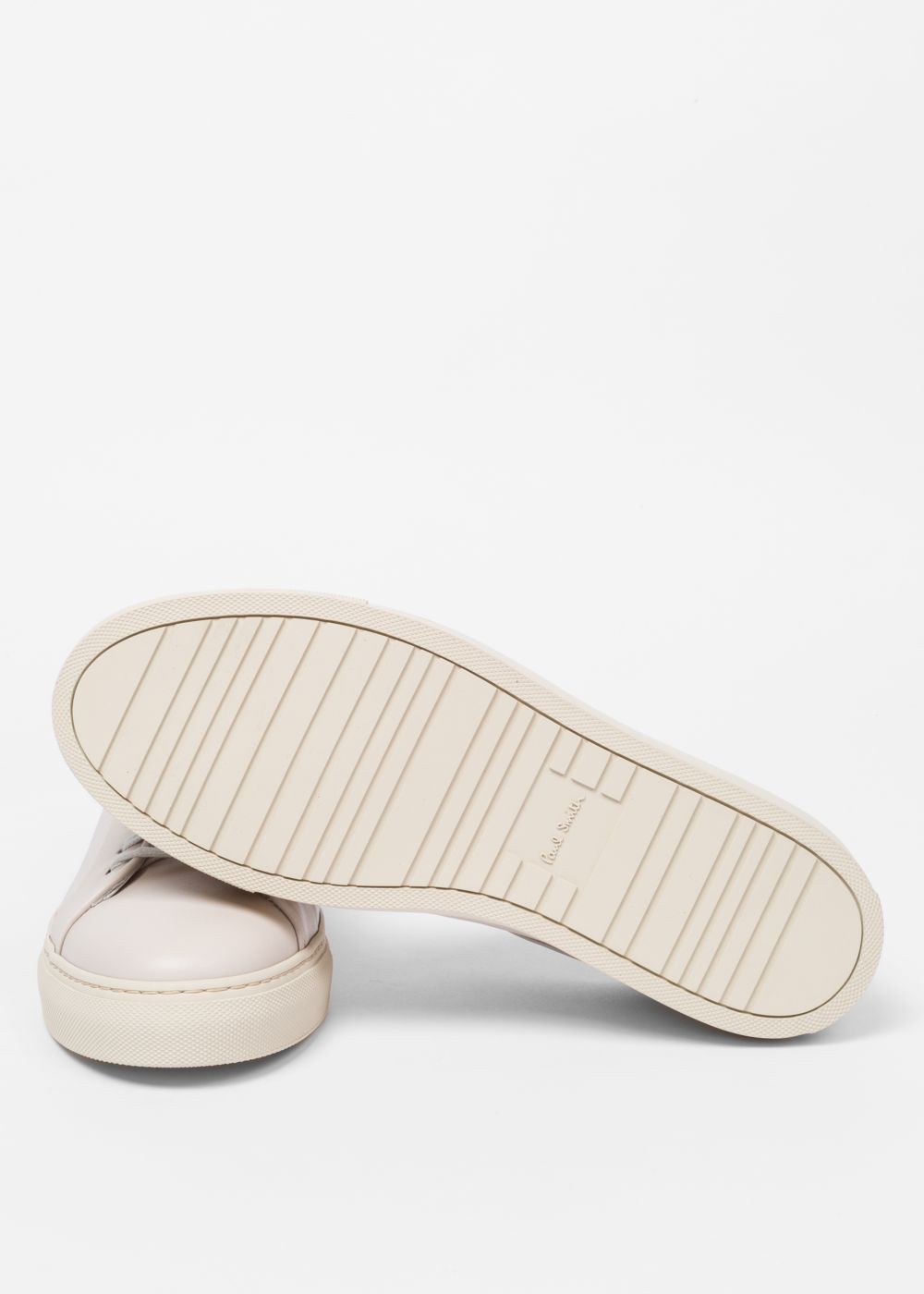 Paul Smith Men's Off-White Leather 'basso' Shoe