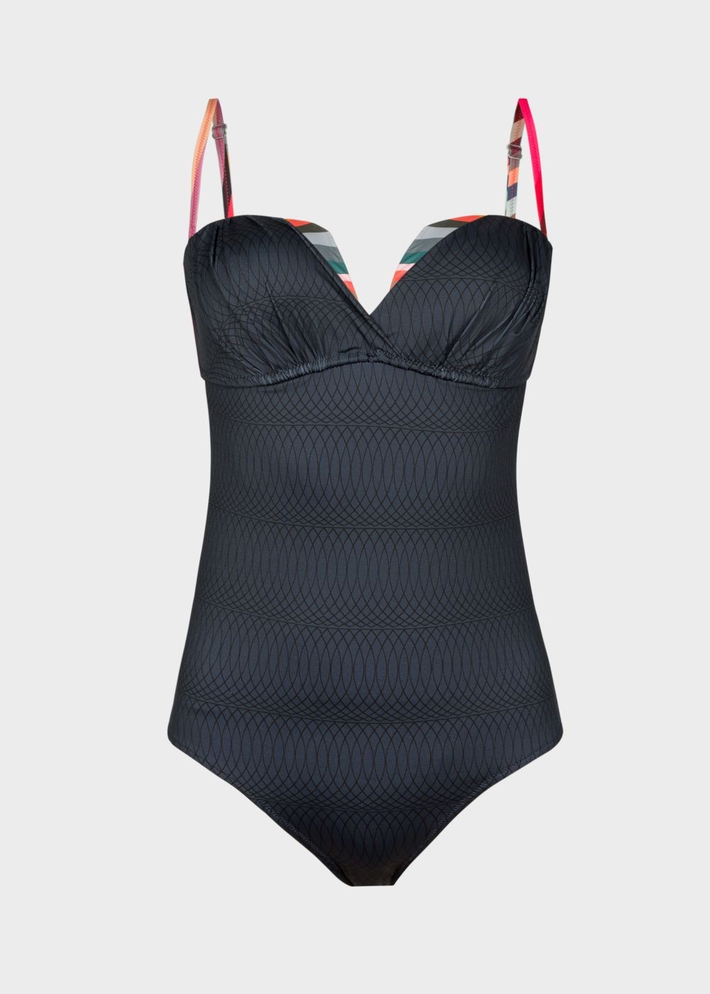 Paul Smith No. - Lady's Navy Wrap Bandeau SwimSuit