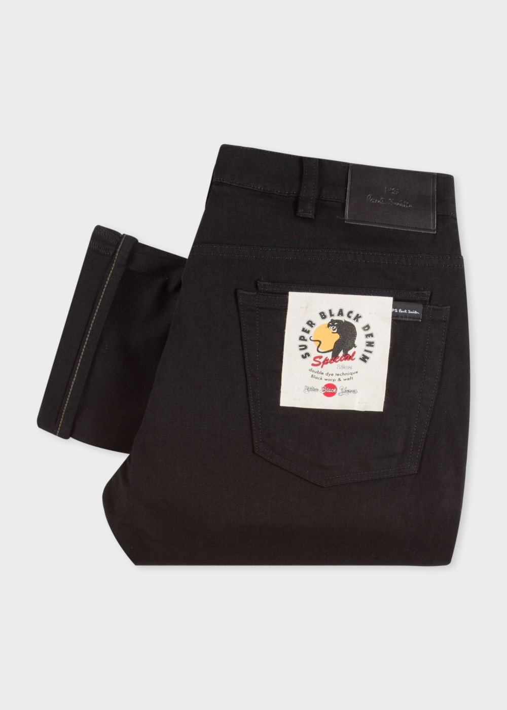 Paul Smith Men's Standard-Fit 12Oz 'super Black Denim' Jeans