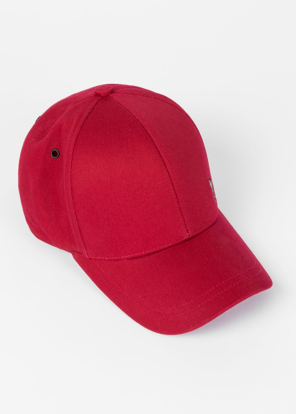 Paul Smith Men's Red Cotton Zebra Logo Baseball Hats