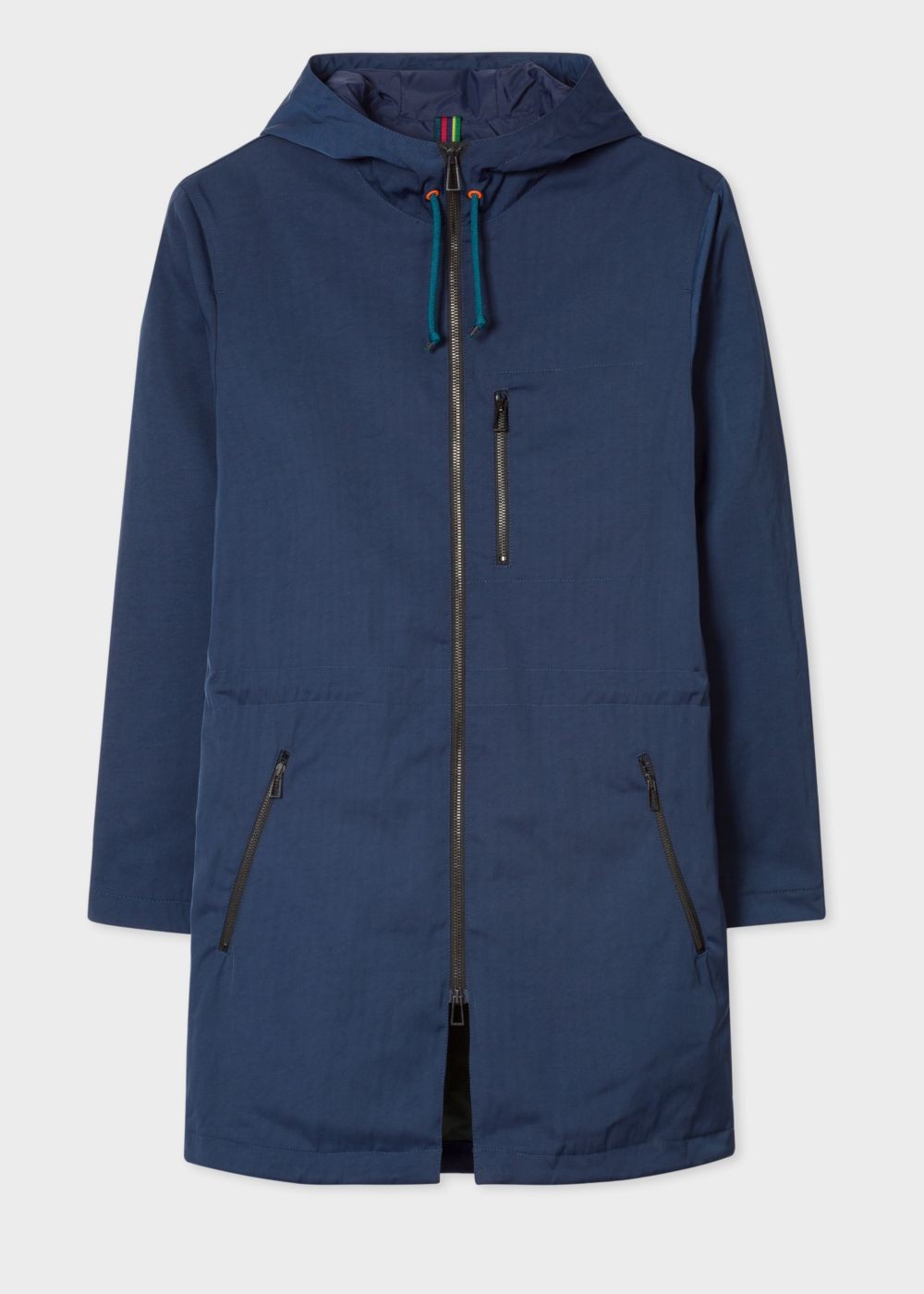 Paul Smith Men's Navy Showerproof Parka Clothing