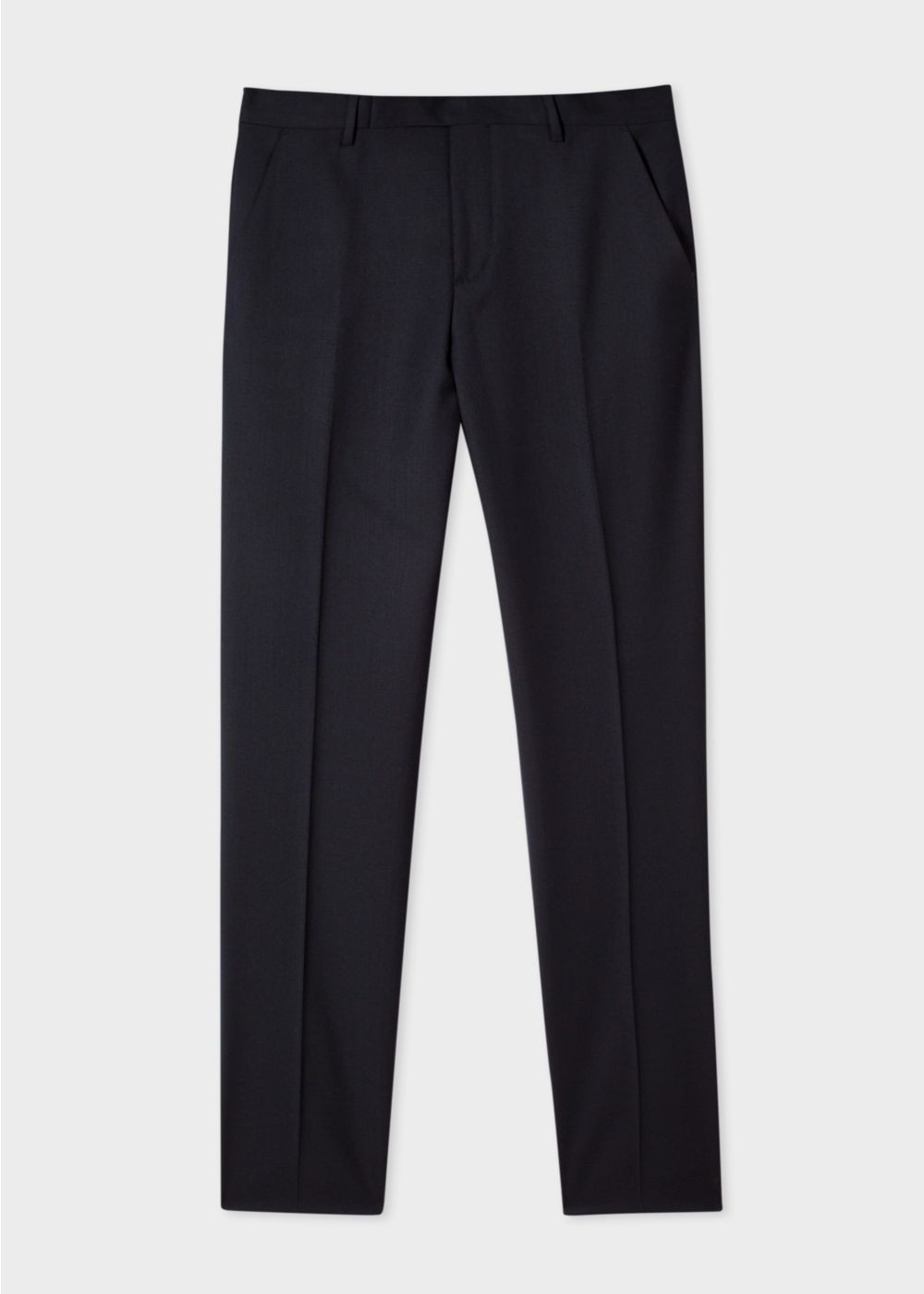 Paul Smith Mens's Slim-Fit Black Wool 'a Suit To Travel In' Pants