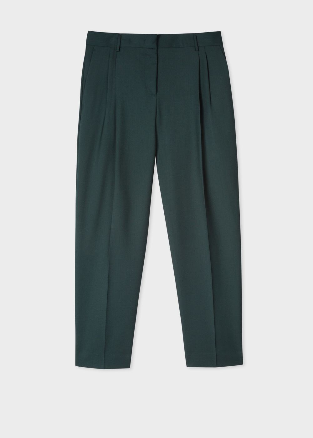 Paul Smith A Suit To Travel In - Womens's Dark Green One-Button Wool Suit