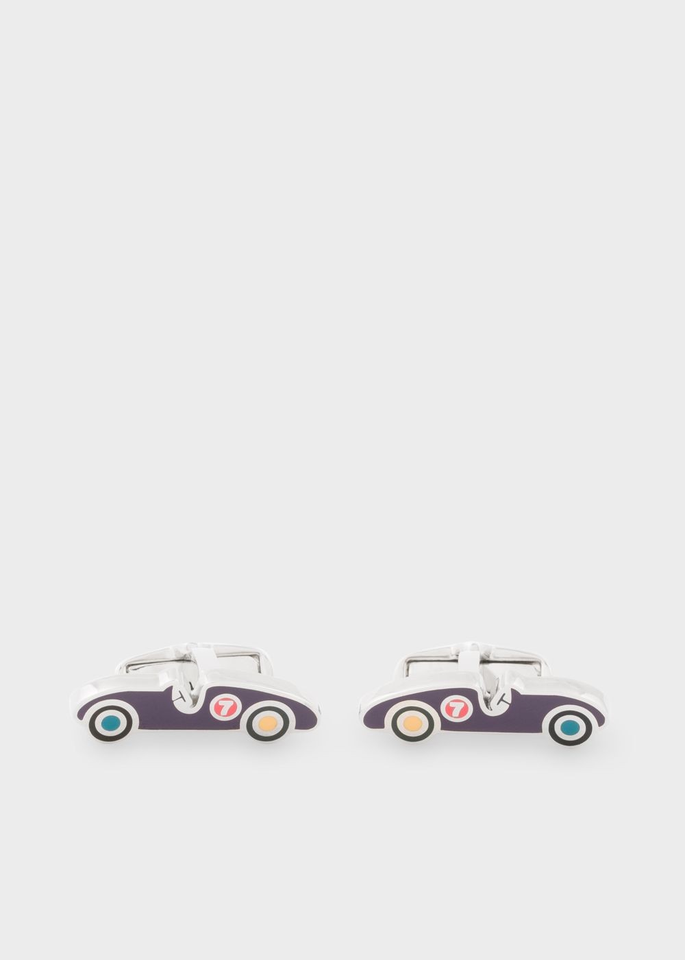 Paul Smith Men's Violet 'race Car' Cufflinks Accessories