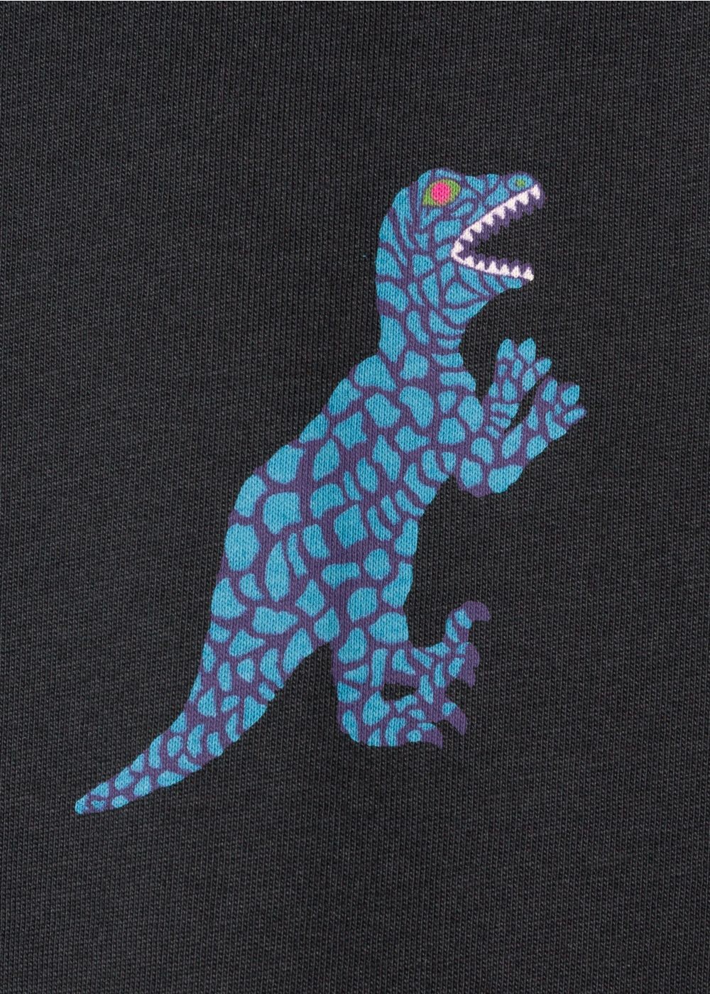 Paul Smith Men's Black 'dino' Print Organic-Cotton Tee