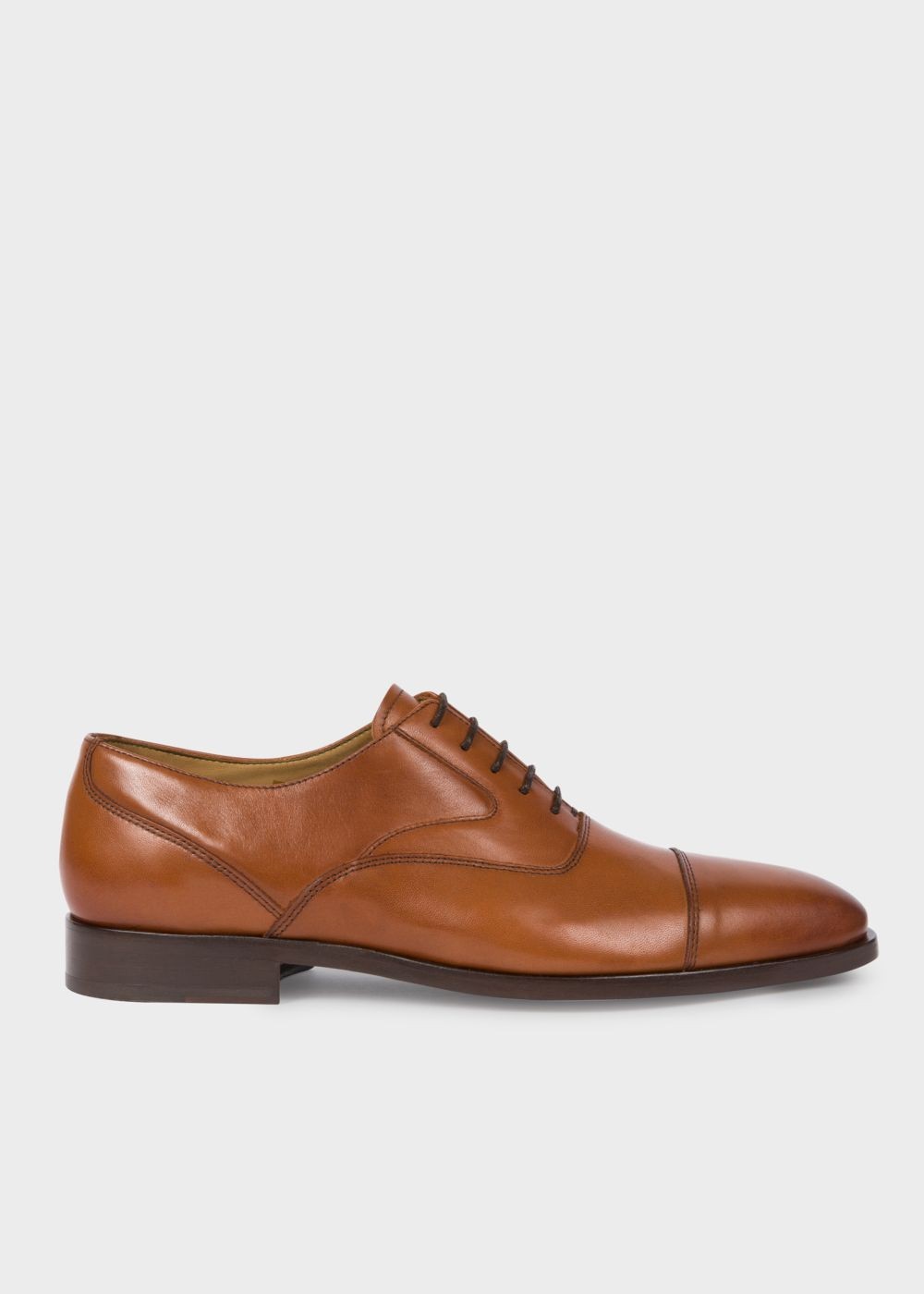 Paul Smith Men's Tan Leather 'tompkins' Oxford Sneaker