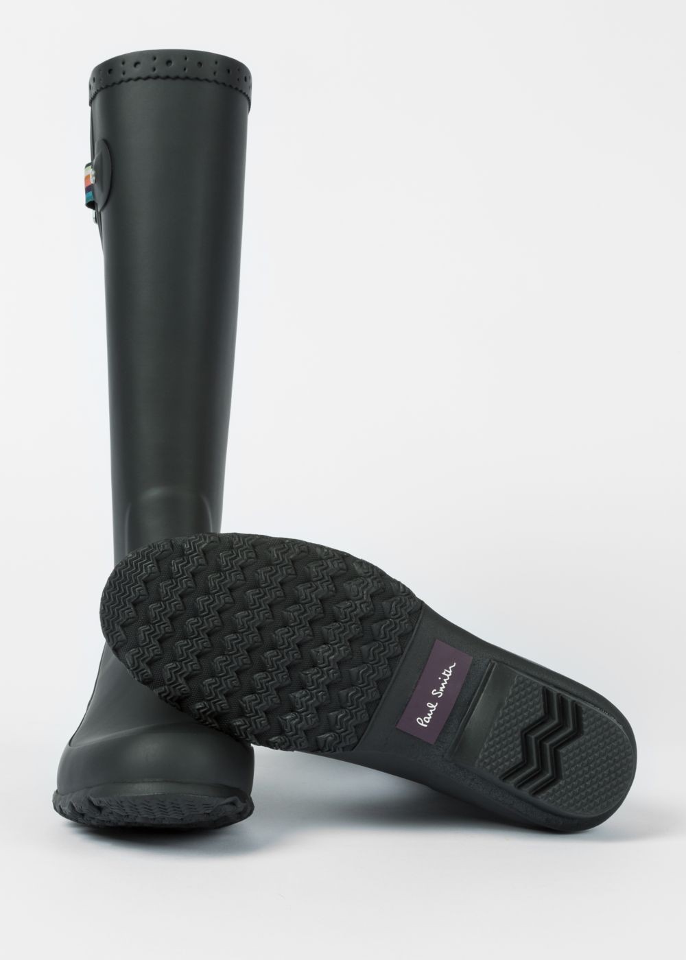 Paul Smith Women's Black Rubber 'idella' Wellington Boots