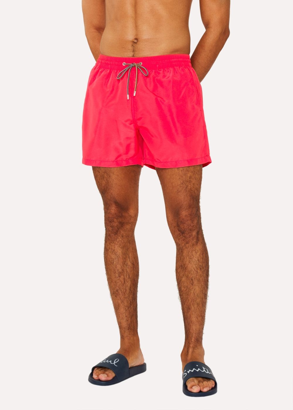 Paul Smith Men's Fluorescent Pink Swim Shorts