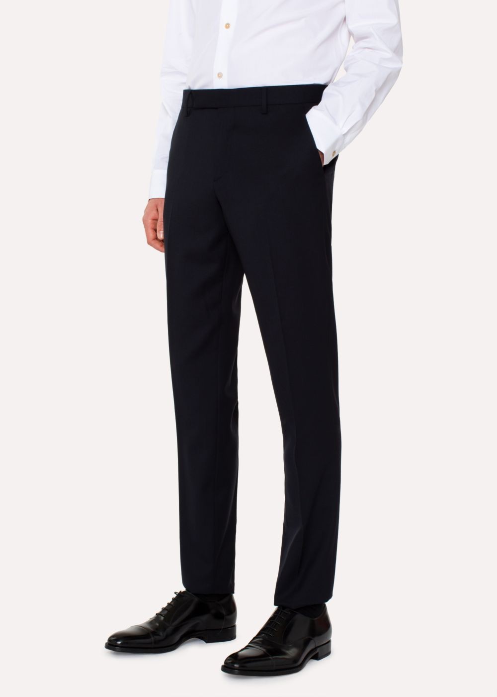Paul Smith Men's Slim-Fit Navy Wool 'a Suit To Travel In' Pants
