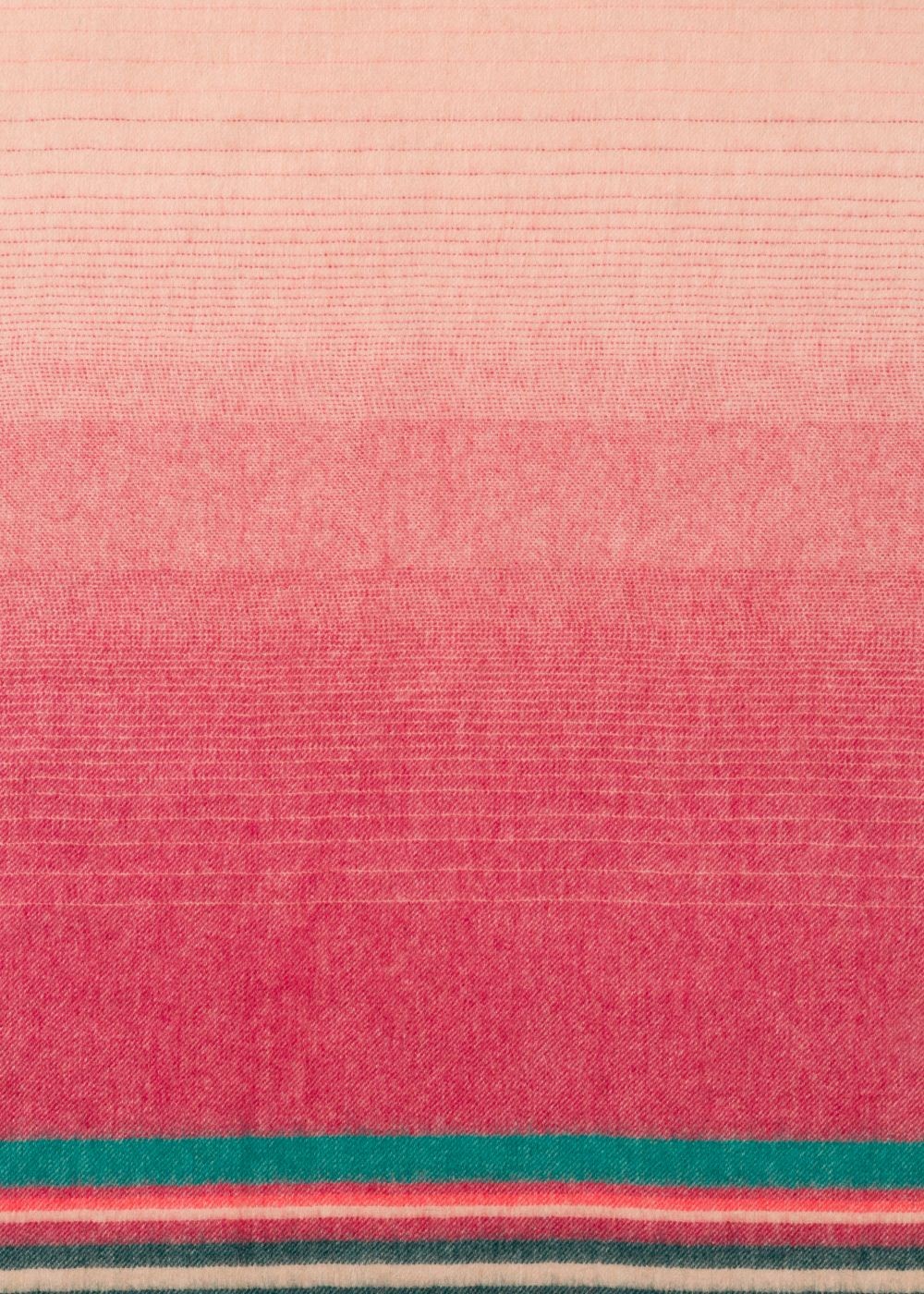 Paul Smith Women's Pink Ombré Lambswool And Cashmere Scarf