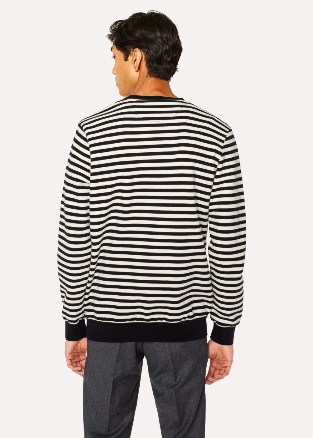 Paul Smith Men's Breton Stripe Sweatshirt With 'dreamer' Embroidery