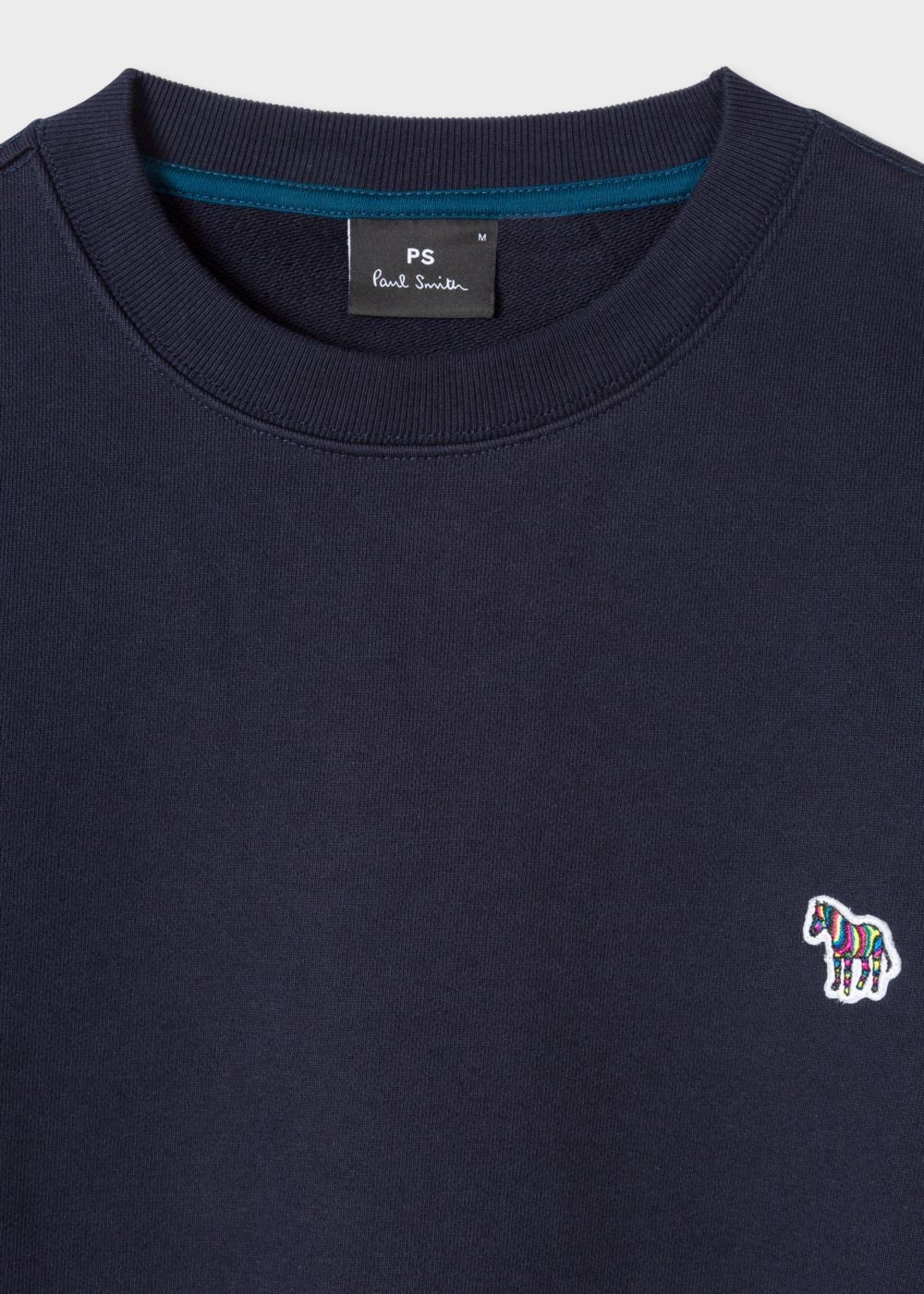 Paul Smith Men's Navy Organic-Cotton Zebra Logo Sweatshirt