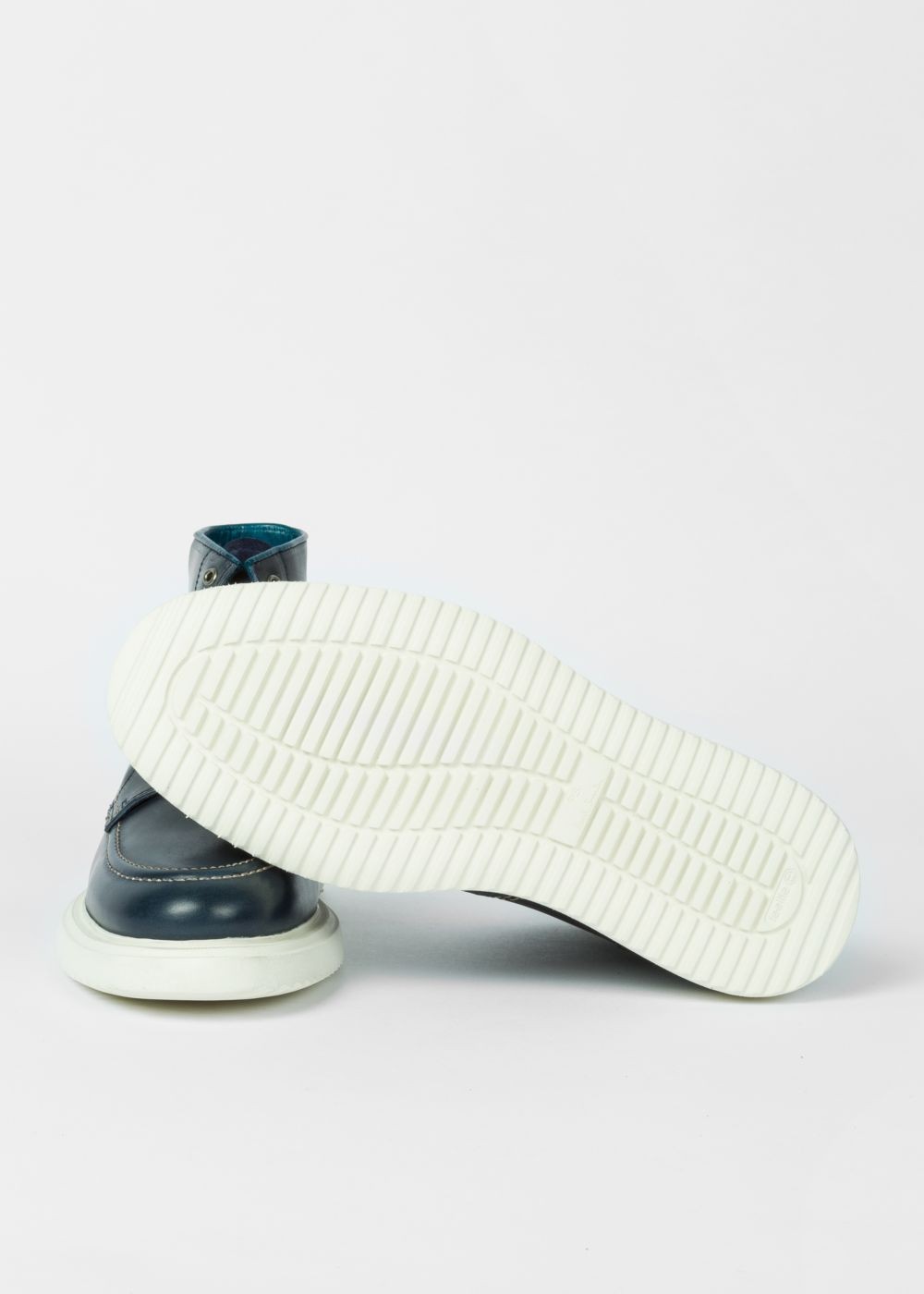 Paul Smith Mens's Navy 'caplan' Leather Boots
