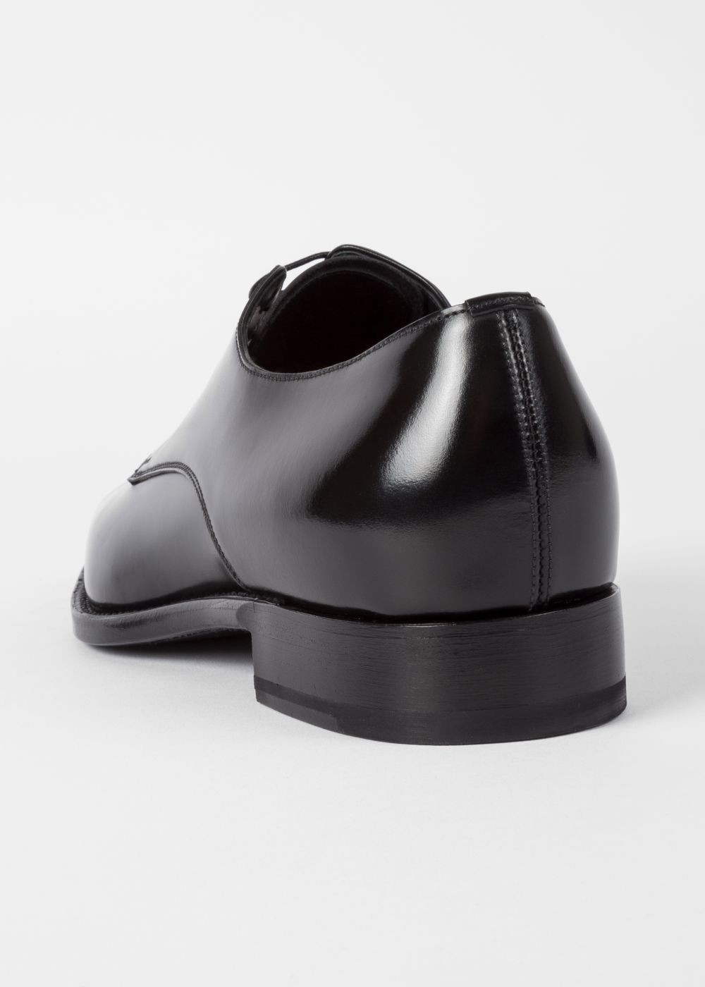 Paul Smith Men's Black Calf Leather 'portland' Derby Sneakers