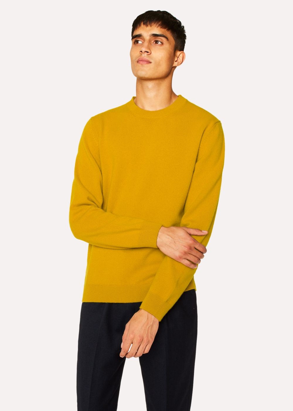 Paul Smith Men's Ochre Lambswool Sweater