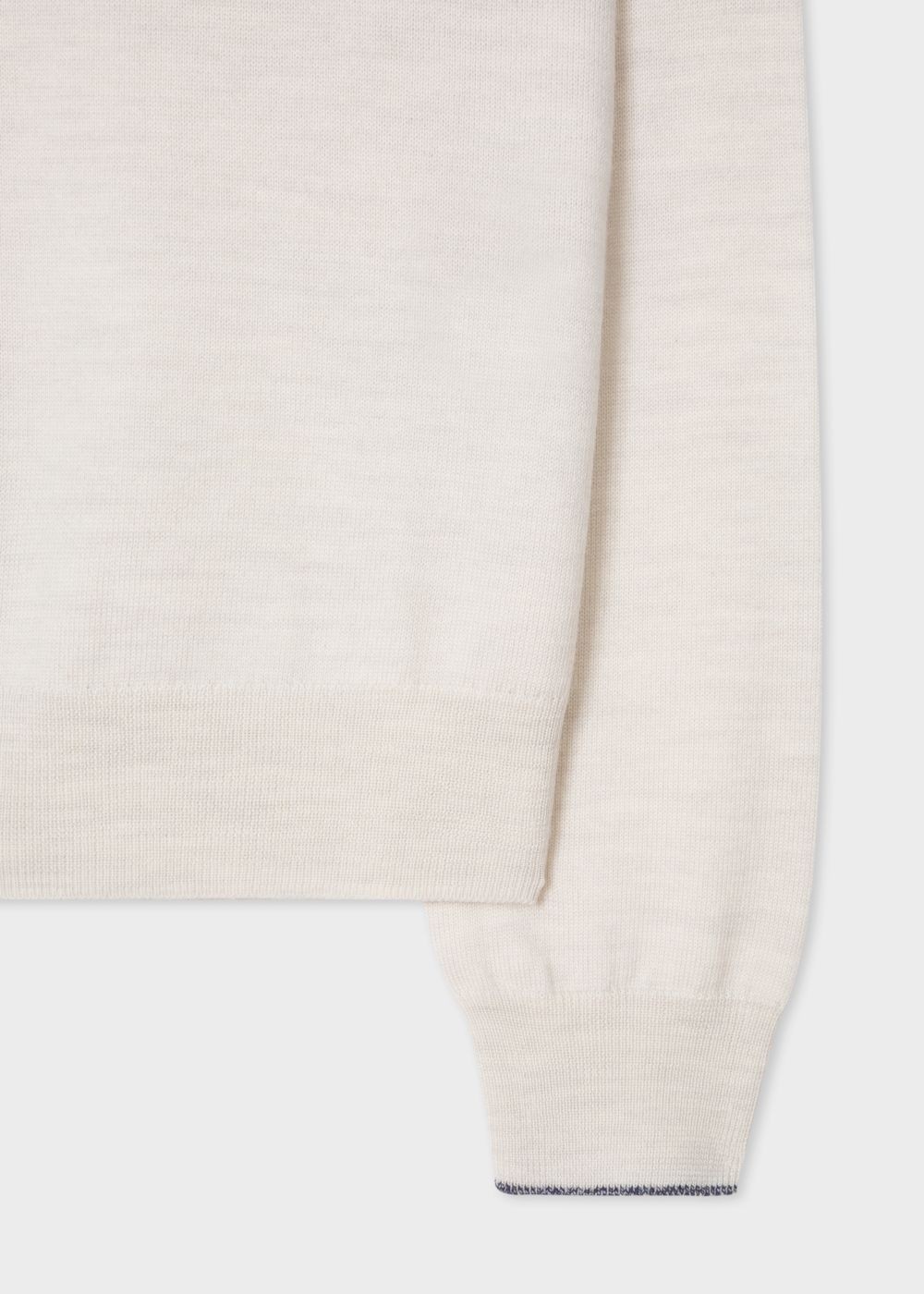 Paul Smith Women's Ecru V-Neck Wool Sweater