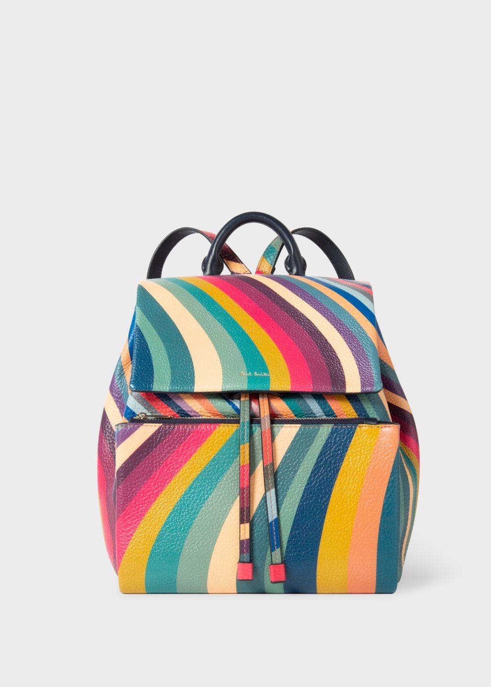 Paul Smith Women's 'swirl' Print Leather Backpack