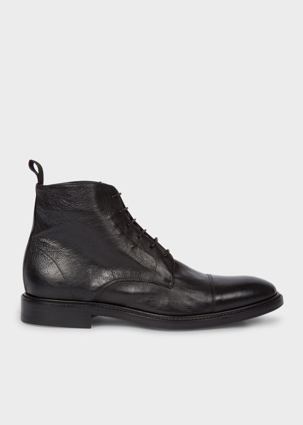 Paul Smith Mens's Dip-Dyed Black Calf Leather 'jarMen' Boots
