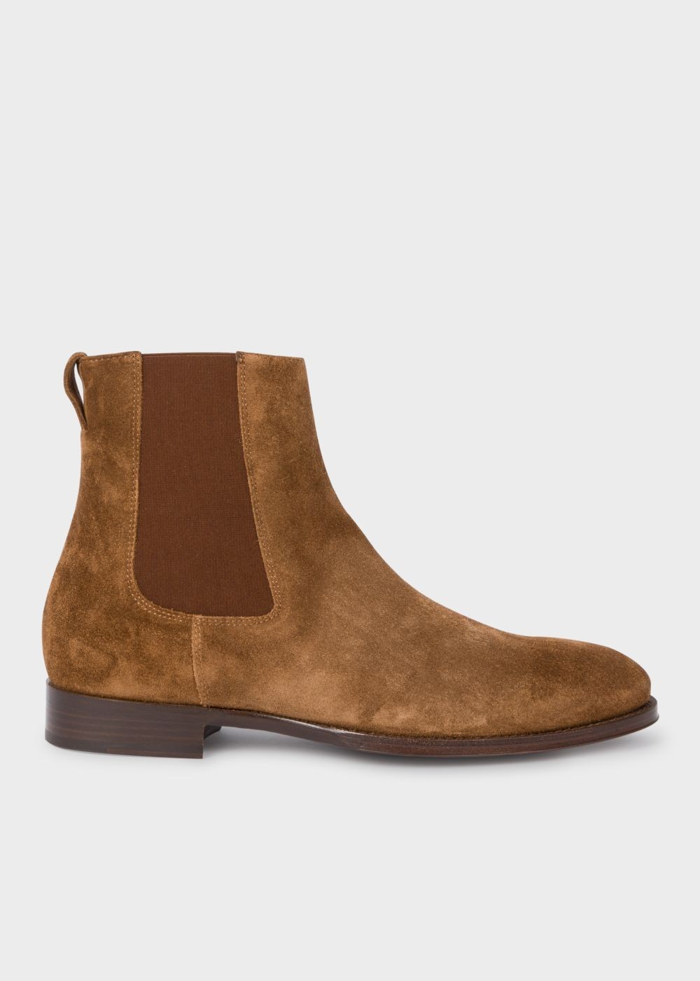 Paul Smith Men's Brown Suede 'joyce' Chelsea Boots