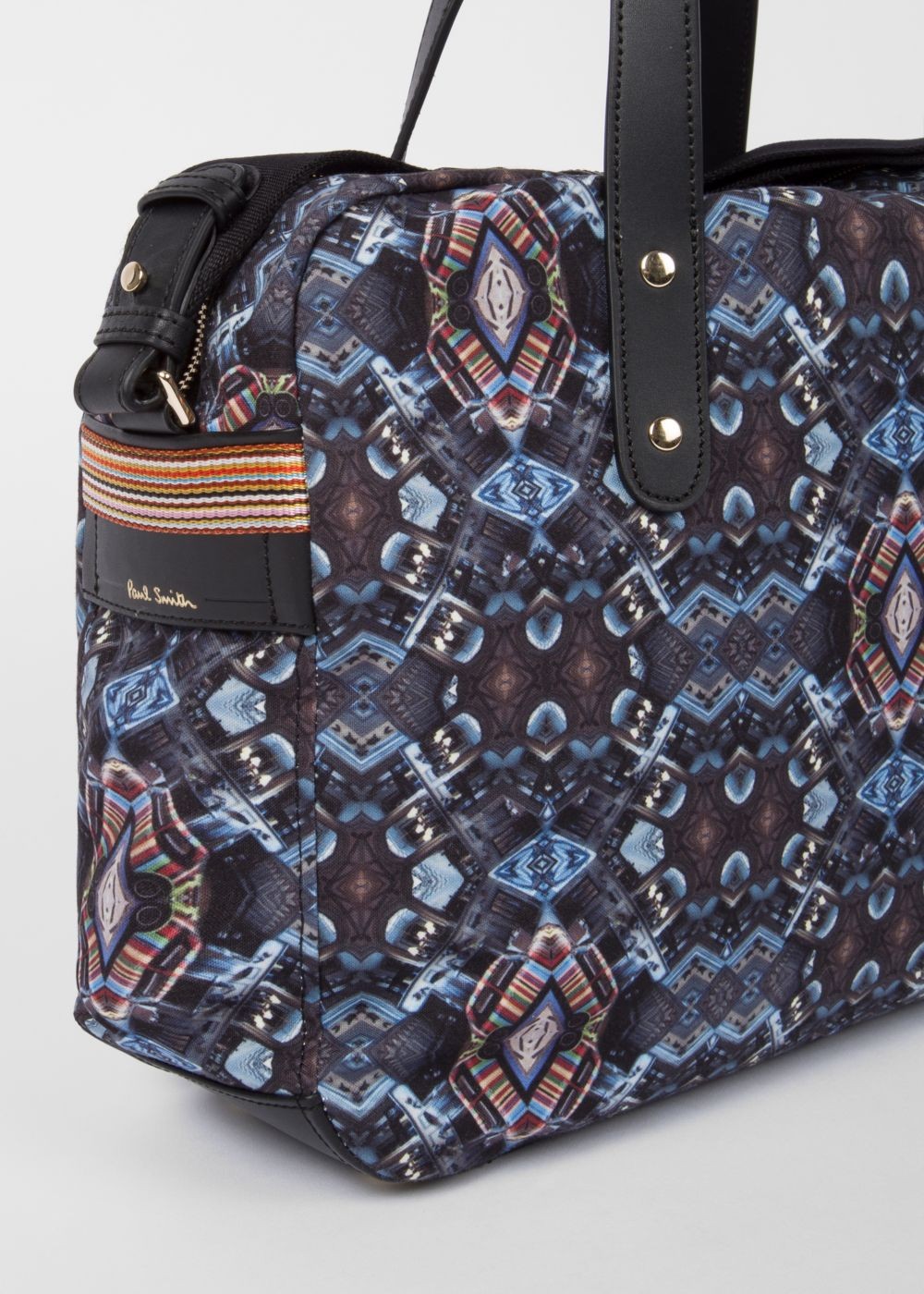 Paul Smith Mens's 'mini Kaleidoscope' Print Canvas Business Folio Accessories