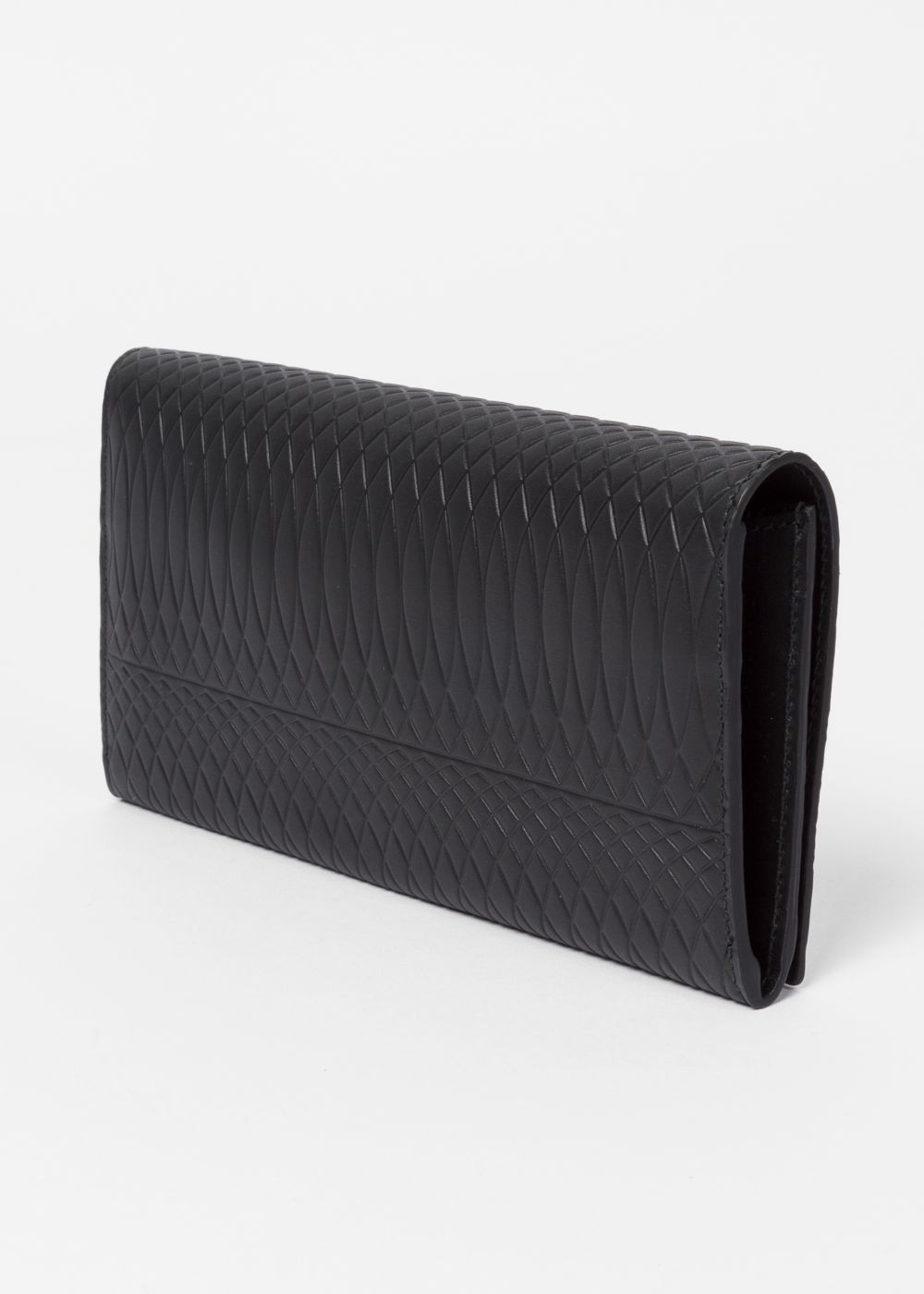 Paul Smith No. - Womens's Black Leather Tri-Fold Wallet