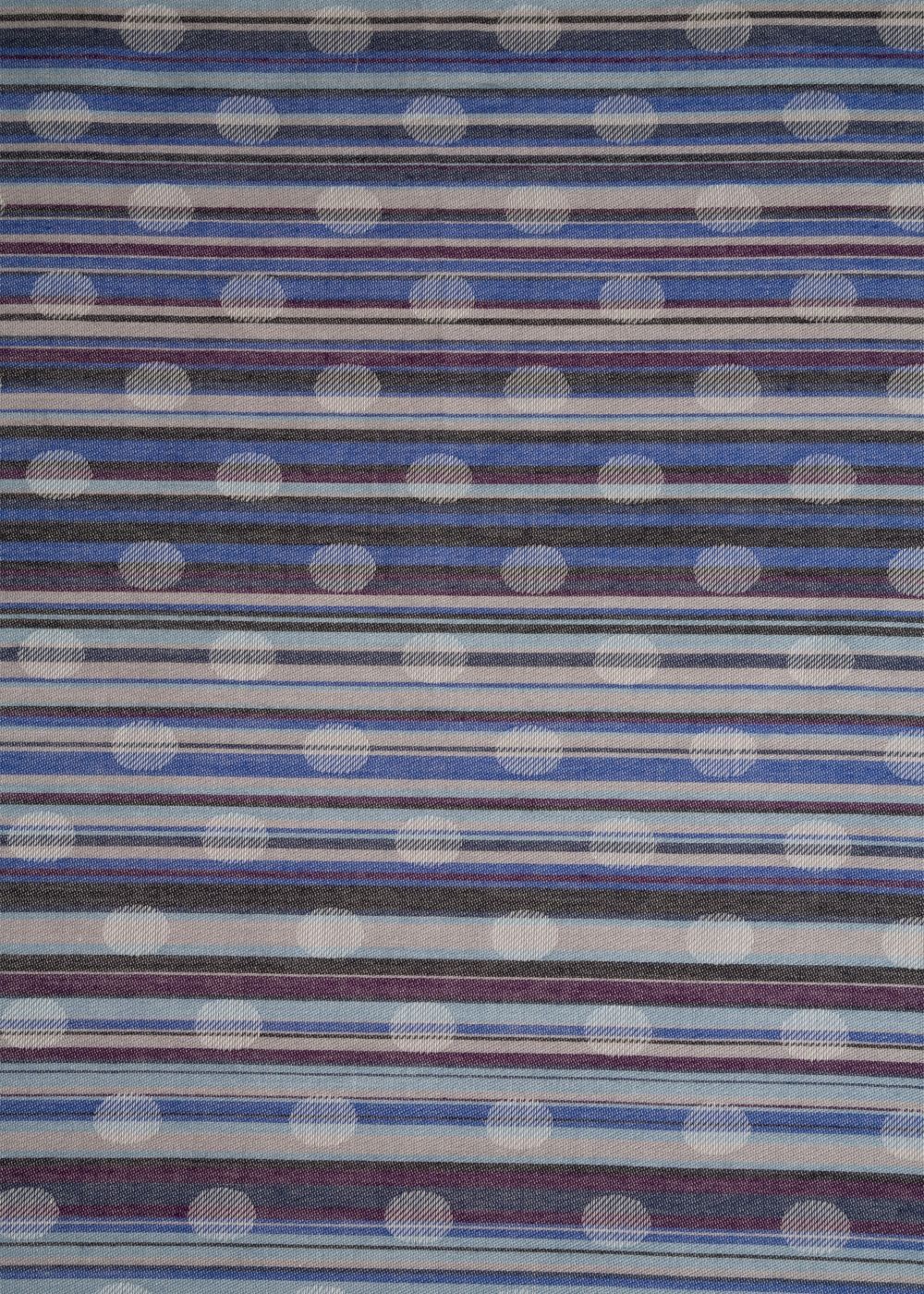 Paul Smith Men's Navy Signature Stripe Polka Dot Scarf
