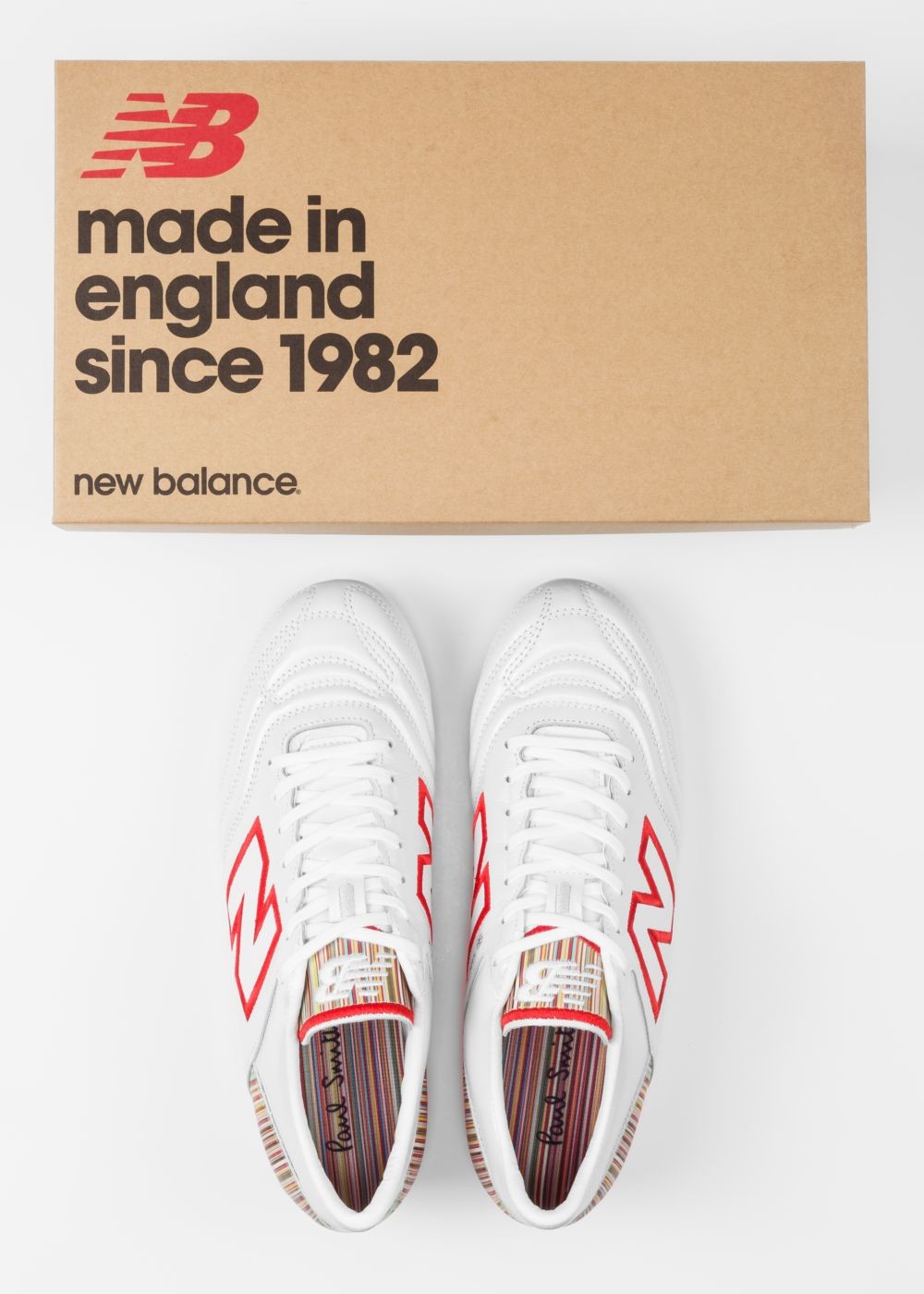Paul Smith Balance + Paul Smith - Men's White Miuk-One Football Boots