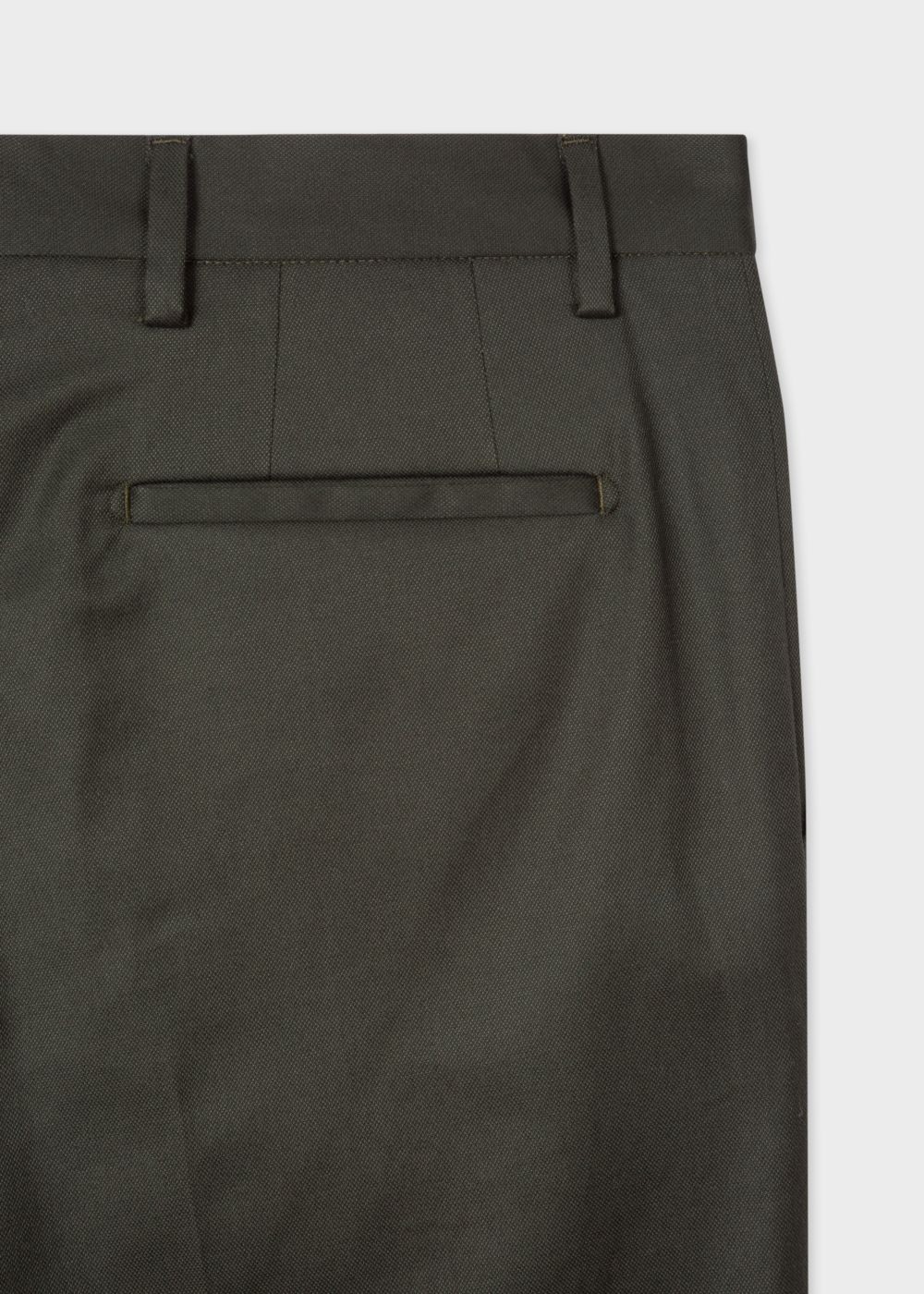 Paul Smith Mens's Slim-Fit Khaki Cotton-Stretch Pants