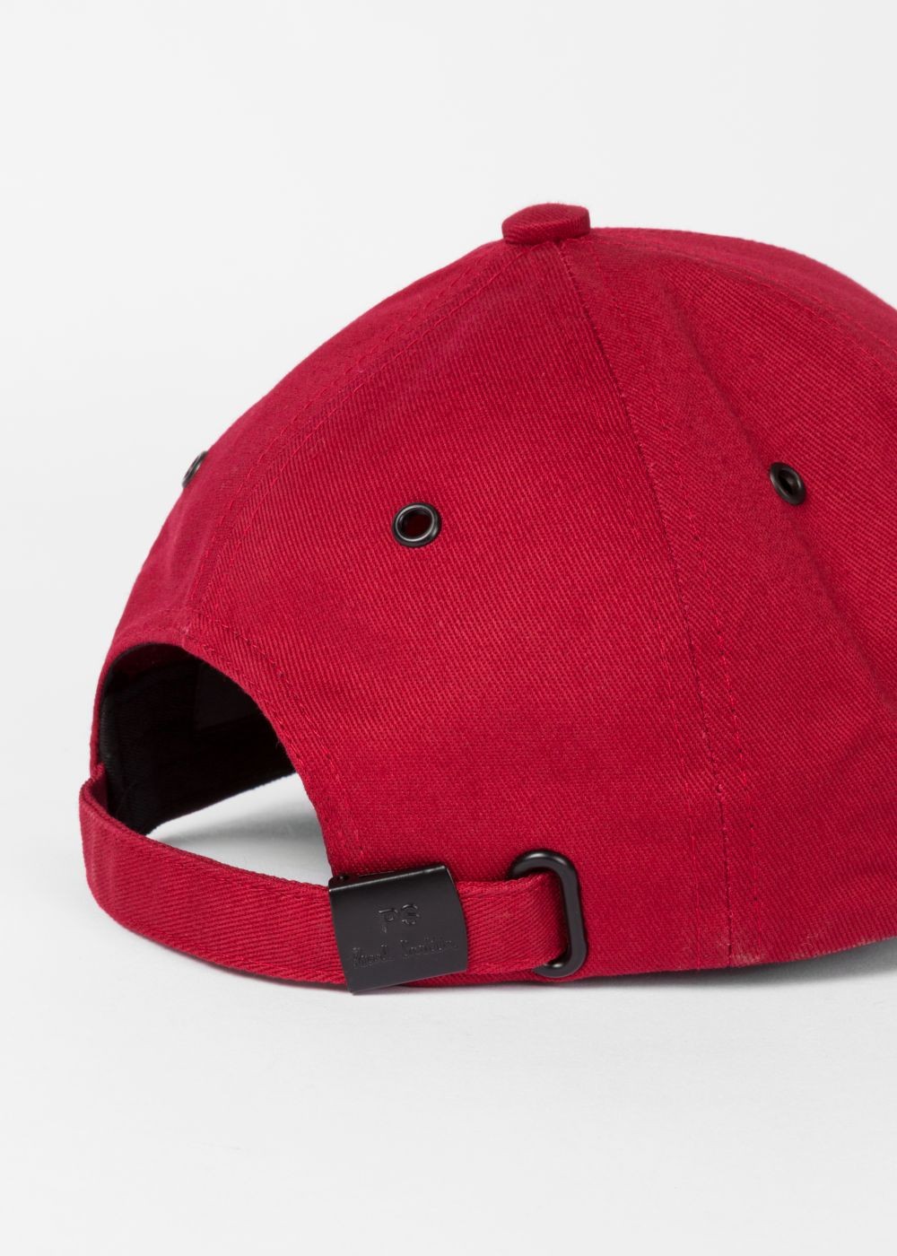 Paul Smith Men's Red Cotton Zebra Logo Baseball Hats