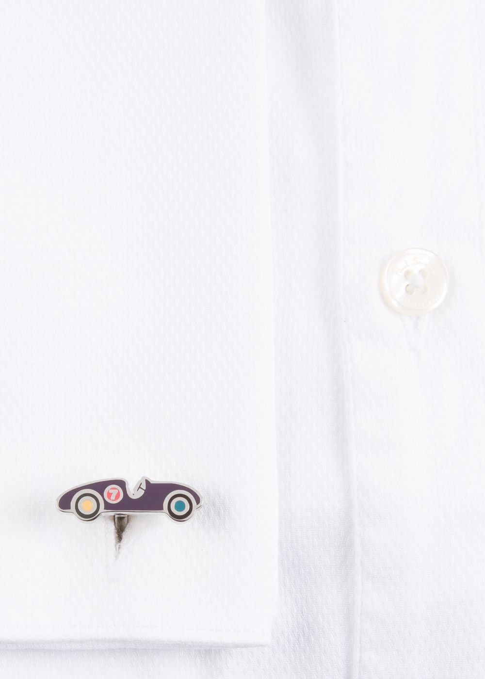 Paul Smith Men's Violet 'race Car' Cufflinks Accessories