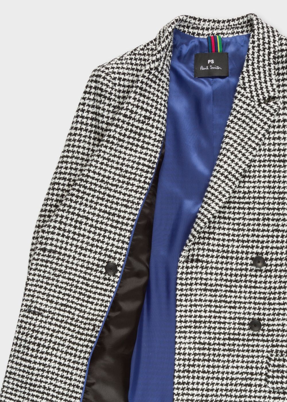 Paul Smith Lady's Dogtooth Wool-Blend Double-Breasted Coat