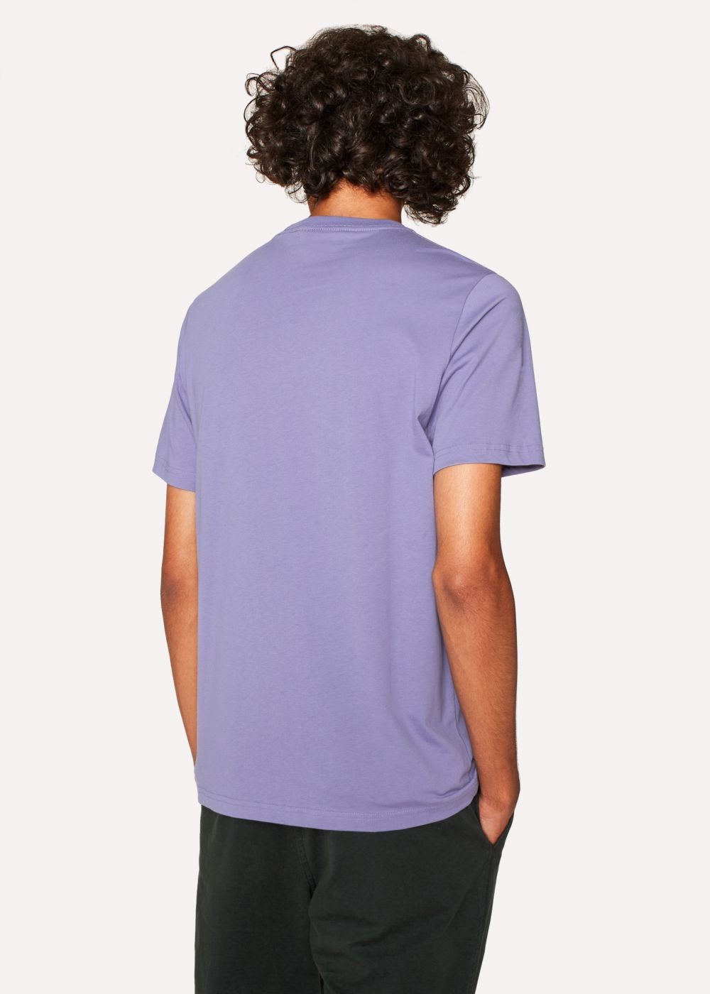 Paul Smith Men's Light Purple 'ps Stripe' Print Shirts