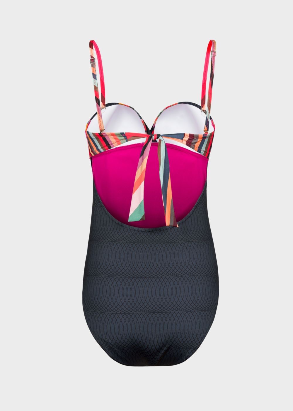 Paul Smith No. - Lady's Navy Wrap Bandeau SwimSuit